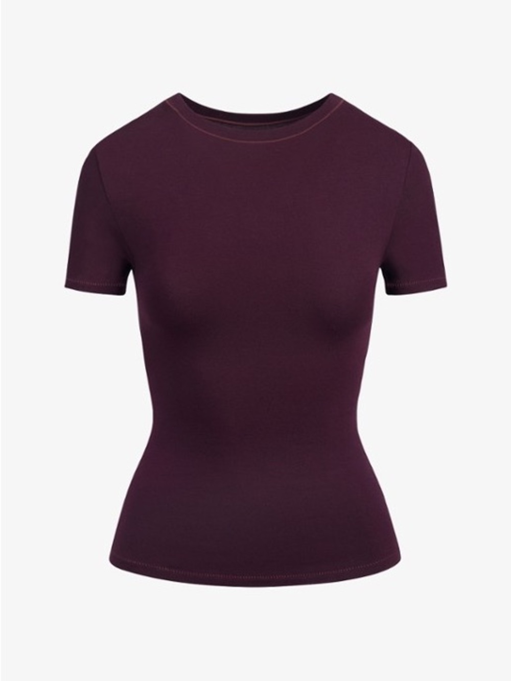 BNWT Skims Cotton Jersey T-Shirt Currant S